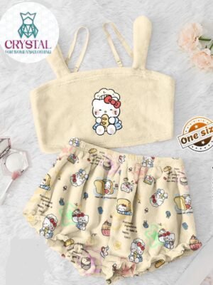 شورت فرو هيلو كيتي اصفر