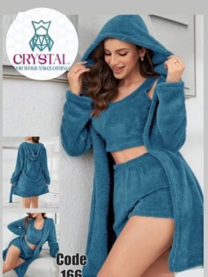 سيت شورت ٣ قطع سماوي