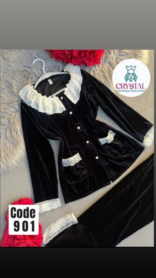 تراك اسود مخمل