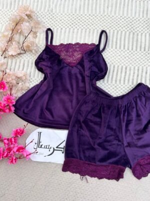 سيت مخمل لون ملكي