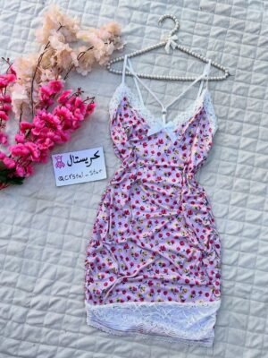 فستان ورد زبده