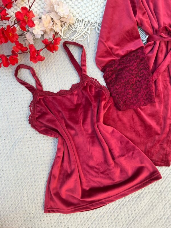 تراك ٣ قطع مشجر احمر