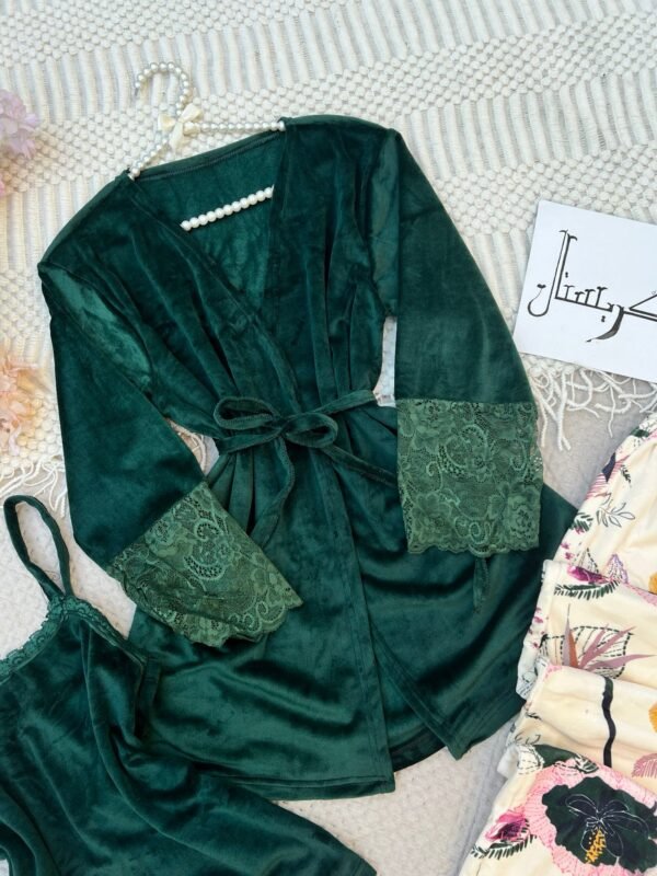 تراك ٣ قطع مشجر اخضر