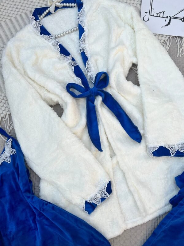 تراك ٣ قطع فرو ازرق