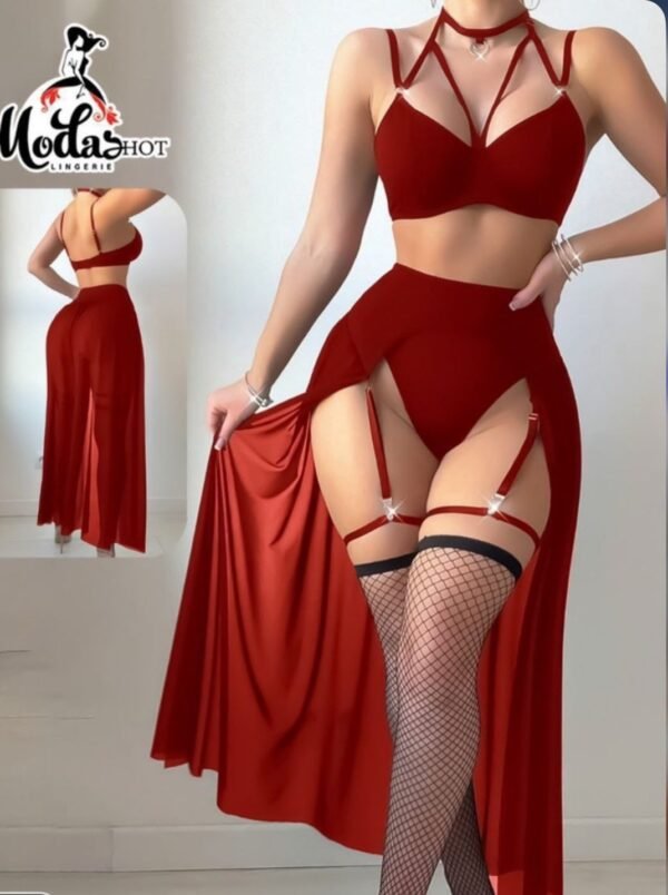 لانجري مثير _احمر